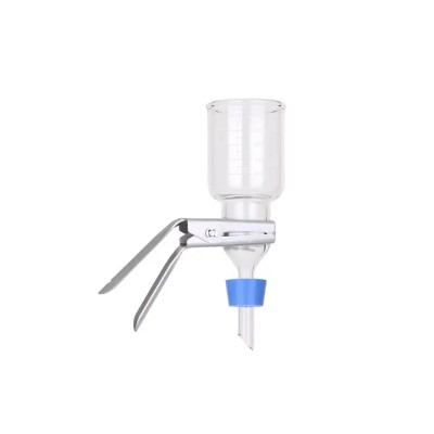 Sistema assemblato ROCKER in vetro con supporto in vetro per membrana da 47 mm e bicchiere da 300 ml 