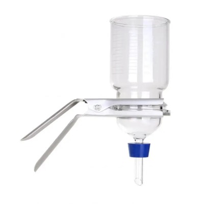 Sistema assemblato ROCKER in vetro con supporto in vetro per membrana da 90 mm e bicchiere da 1000 ml