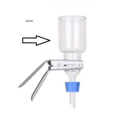 Bicchiere ROCKER in vetro da 300 ml per membrana da 47 mm 