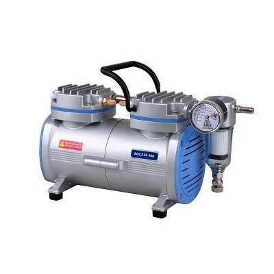 Pompa da vuoto ROCKER RCK400 a secco con vuoto massimo 99 mbar e portata massima 34 l/min
