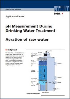 KNICK pH Measurement during drinking water treatment