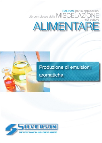 SILVERSON produzione di emulsioni aromatiche